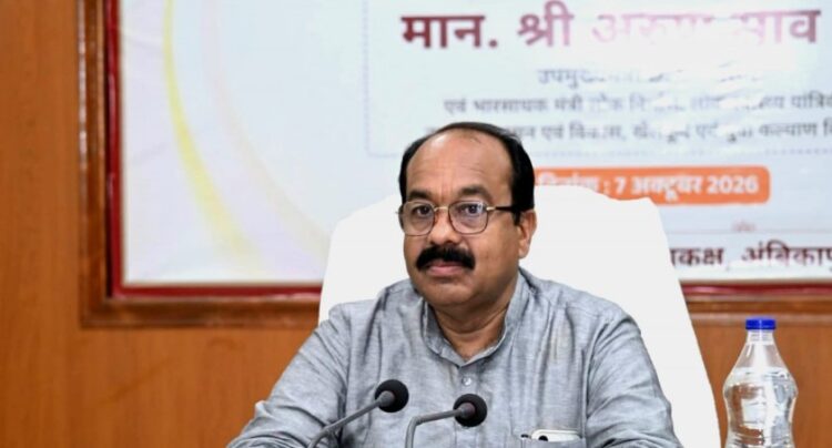 उप मुख्यमंत्री श्री अरुण साव ने की विकास कार्यों की प्रगति और योजनाओं के क्रियान्वयन की समीक्षा