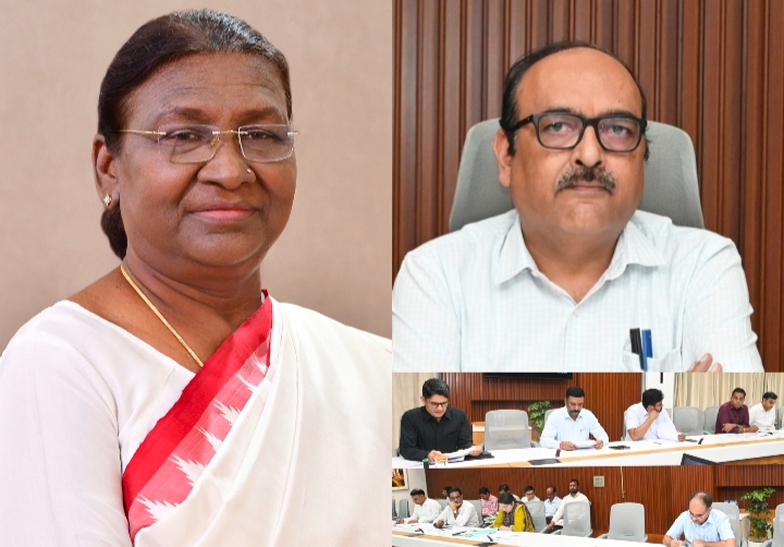 राष्ट्रपति द्रौपदी मुर्मू का छत्तीसगढ़ प्रवास, मुख्य सचिव ने तैयारियों के लिए उच्च स्तरीय बैठक ली