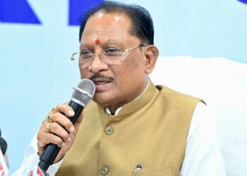 मुख्यमंत्री विष्णुदेव साय ने प्रेसवार्ता कर पीएम मोदी के कार्यों की दी जानकारी