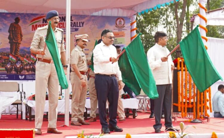 ‘FIGHT AGAINST DRUGS’ की थीम पर आयोजित राष्ट्रीय मोटर साइकिल रैली को डीजीपी ने दिखाई हरी झंडी