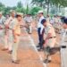 एसपी त्रिलोक बंसल ने ली रक्षित केन्द्र बेमेतरा में पुलिस जवानों का जनरल परेड