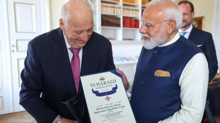 प्रधानमंत्री मोदी को मिला नॉर्वे का सर्वोच्च सम्मान, दुनिया से मिलने वाला 32वां बड़ा अवॉर्ड