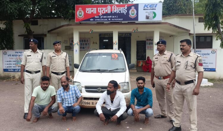 अपहरण कर मारपीट करने वाले 04 आरोपी गिरफ्तार, कार में जबरदस्ती उठाकर ले गए और अश्लील गाली गलौज की थी