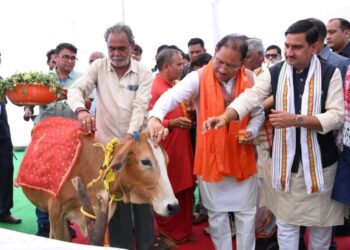 मुख्यमंत्री विष्णुदेव साय ने गौधाम योजना का किया शुभारंभ, प्रदेश में गोधन संरक्षण को मिला नया आधार