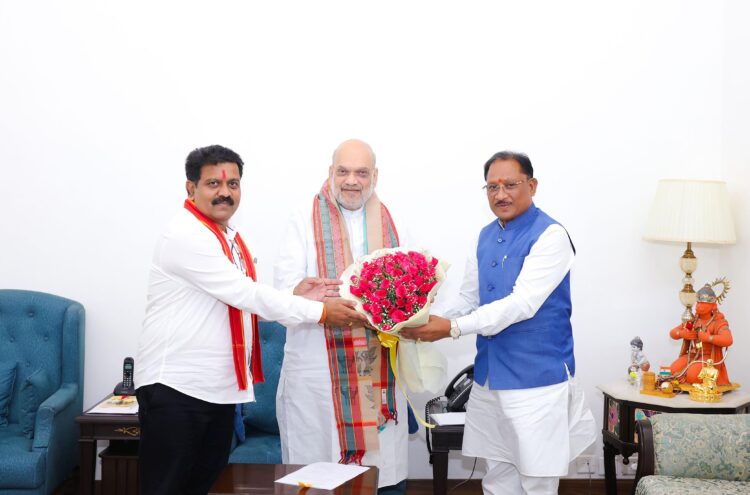 दिल्ली में बस्तर विकास मॉडल पर मंथन: केंद्रीय गृहमंत्री अमित शाह से मुख्यमंत्री विष्णु देव साय की अहम मुलाकात