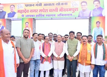 मुख्यमंत्री विष्णु देव साय ने भीखमपुरा में निर्माणाधीन पीएम आवासों का किया निरीक्षण