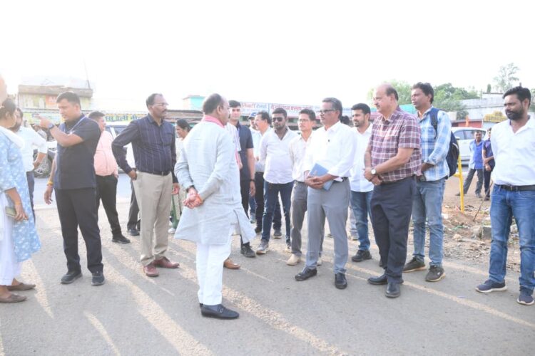 उप मुख्यमंत्री अरुण साव ने 308 करोड़ की लागत से बन रहे केशकाल घाट बायपास रुट का किया निरीक्षण