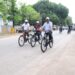 उप मुख्यमंत्री अरुण साव ने सायकल चलाकर फिट रहने और पर्यावरण संरक्षण का दिया संदेश