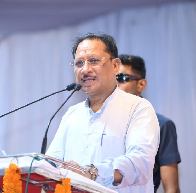 आध्यात्मिक मूल्यों से ही संभव है स्वस्थ और संस्कारित समाज का निर्माण : मुख्यमंत्री विष्णुदेव साय