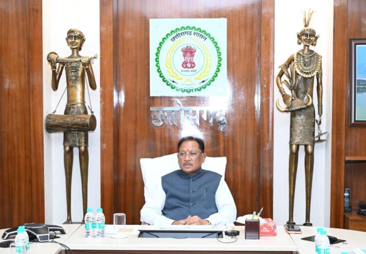 अल्प वर्षा की हर चुनौती से निपटने के लिए सरकार पूरी तरह तैयार : मुख्यमंत्री विष्णुदेव साय