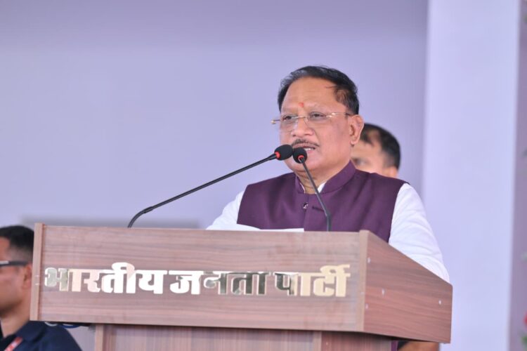 भाजपा कार्यालय केवल भवन नहीं, राष्ट्रसेवा और संगठन साधना का देवालय है : मुख्यमंत्री विष्णुदेव साय