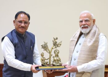 पीएम मोदी से मुख्यमंत्री विष्णु देव साय ने की भेंट, छत्तीसगढ़ के विकास और ‘बस्तर विजन’ पर हुई विस्तृत चर्चा