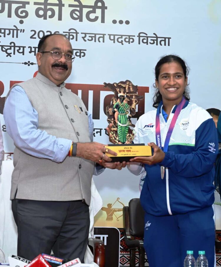 ज्ञानेश्वरी की सफलता से राज्य के युवा लेंगे प्रेरणा, खेलों के लिए तैयार होगा अच्छा वातावरण– उपमुख्यमंत्री अरुण साव