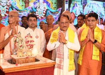 भगवान श्रीकृष्ण का जीवन हमें धर्म, कर्तव्य और लोककल्याण के मार्ग पर चलने की देता है प्रेरणा- मुख्यमंत्री