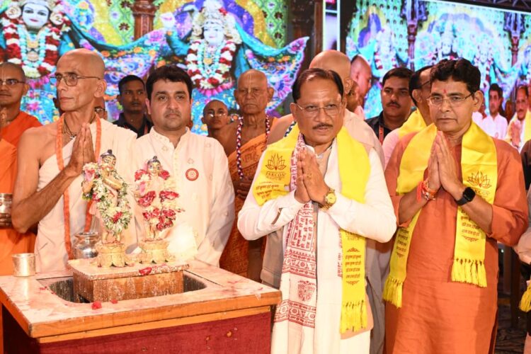भगवान श्रीकृष्ण का जीवन हमें धर्म, कर्तव्य और लोककल्याण के मार्ग पर चलने की देता है प्रेरणा- मुख्यमंत्री