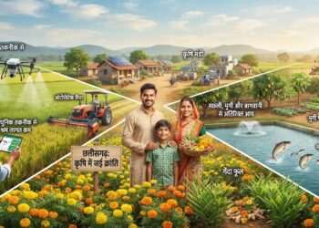 आधुनिक और नगदी फसलों की खेती ने बदली छत्तीसगढ़ के किसानों की तकदीर