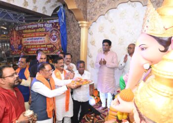 117 वर्षों से चली आ रही गणेशोत्सव की परंपरा में शामिल हुए मुख्यमंत्री विष्णु देव साय