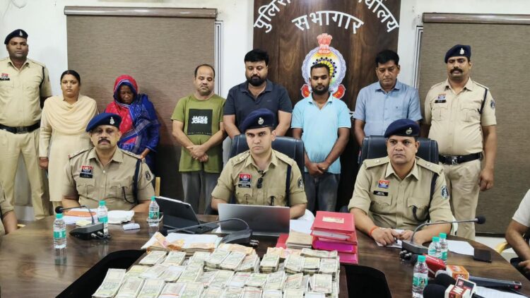 प्रलोभन देकर मानव तस्करी, नाबालिग बालिकाओं के दैहिक शोषण का खुलासा, रेड कार्यवाही में 1.48 करोड़ रुपए के साथ 5 आरोपी गिरफ्तार