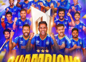 भारत तीसरी बार बना टी20 विश्व चैंपियन, न्यूजीलैंड को 96 रन के बड़े अंतर से हराया, बने कई रिकॉर्ड्स