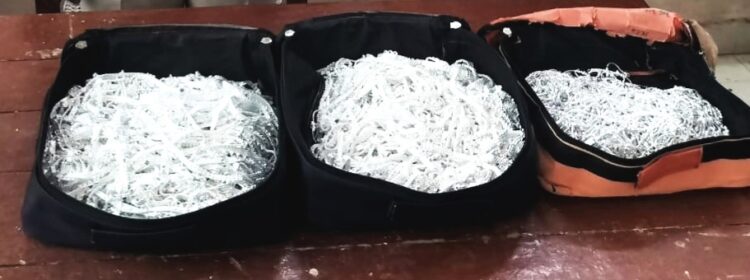 बस चेकिंग के दौरान 46.68 लाख रुपए का 18.59 किलोग्राम चांदी के आभूषण बरामद