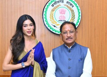 मुख्यमंत्री विष्णुदेव साय से मिस इंडिया छत्तीसगढ़ अनुष्का सोन ने की सौजन्य मुलाकात
