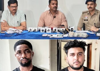 बीपी मशीन के बहाने हो रहा था कोकीन का अवैध कारोबार, नगद 9.70 लाख के साथ नाइजीरियन सहित दो आरोपी गिरफ्तार