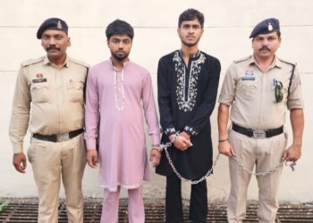 वाहन चेकिंग के दौरान आरक्षक को वाहन से कुचलने का प्रयास करने वाले दो आरोपी गिरफ्तार