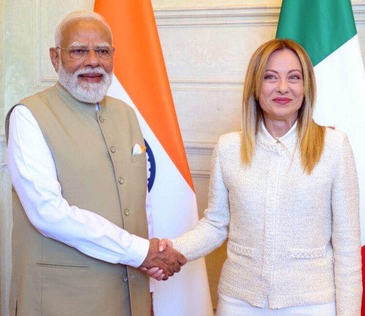 भारत-इटली मिलकर बनाएंगे वैश्विक सहयोग का नया मॉडल : प्रधानमंत्री मोदी
