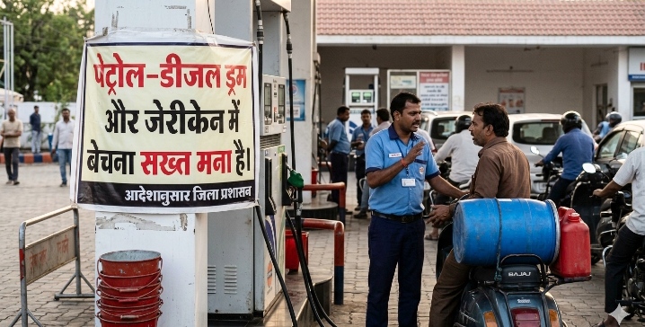 छत्तीसगढ़ में पेट्रोल-डीजल का पर्याप्त स्टॉक, ड्रम-जेरीकेन में बिक्री पर रोक