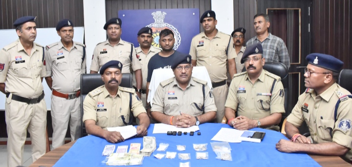 नेहरू नगर, दुर्ग एवं भिलाई क्षेत्र में चोरी करने वाले अन्तर्राज्यीय गिरोह का मुख्य सक्रिय आरोपी गिरफ्तार, 20 लाख रुपए की संपत्ति जप्त