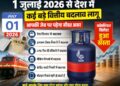 ITR, क्रेडिट कार्ड और रेलवे जुर्माने सहित आज से बदल गए ये सभी नियम, सिलेंडर हुआ सस्ता