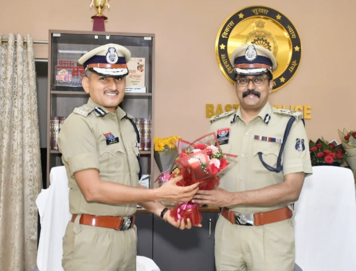 IG बद्री नारायण मीणा ने बस्तर रेंज पुलिस महानिरीक्षक का पदभार ग्रहण किया