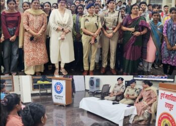 DCP ट्रैफिक डॉ. अर्चना झा ने विद्यार्थियों को हैकाथॉन एवं यातायात नियमों के प्रति किया जागरूक