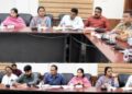 नगरीय क्षेत्रों में पंडाल एवं अस्थाई संरचना निर्माण को लेकर कलेक्टर अभिजीत सिंह की अध्यक्षता में बैठक संपन्न