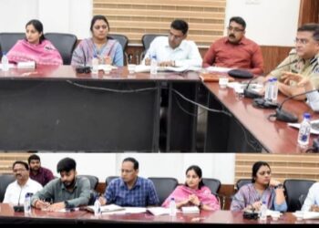 नगरीय क्षेत्रों में पंडाल एवं अस्थाई संरचना निर्माण को लेकर कलेक्टर अभिजीत सिंह की अध्यक्षता में बैठक संपन्न