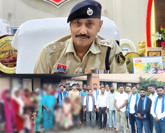 एसपी विजय पाण्डेय की पहल से जम्मू- कश्मीर से 4 परिवारों की घर वापसी, पुलिस ने स्वयं के खर्चे से कराया ट्रेन से जांजगीर आगमन