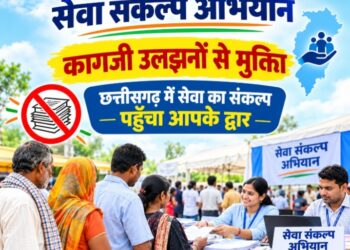 सेवा संकल्प अभियान: कागजी उलझनों से मुक्ति, छत्तीसगढ़ में सेवा का संकल्प पहुँचा आपके द्वार