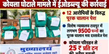 500 करोड़ रुपए से अधिक के कोयला घोटाले मामले में 12 आरोपियों के विरुद्ध 9500 पन्नों का पूरक चालान पेश