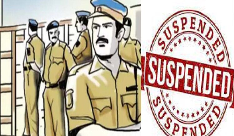 ASI सहित चार पुलिसकर्मियों को एसपी ने किया निलंबित, अभिरक्षा से आरोपी का फरार होने का मामला