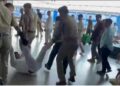 ट्रेन रुकवाने पर विवाद, स्टेशन उपाधीक्षक काे गिराकर पीटने पर चार आरपीएफ कर्मी निलंबित